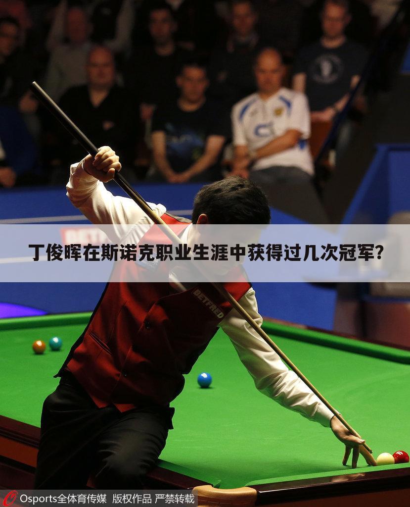 丁俊晖在斯诺克职业生涯中获得过几次冠军？